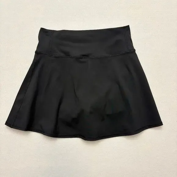 Fore All Black George Mini Golf Skirt Skort Performance Activewear Stretch M - Picture 6 of 12
